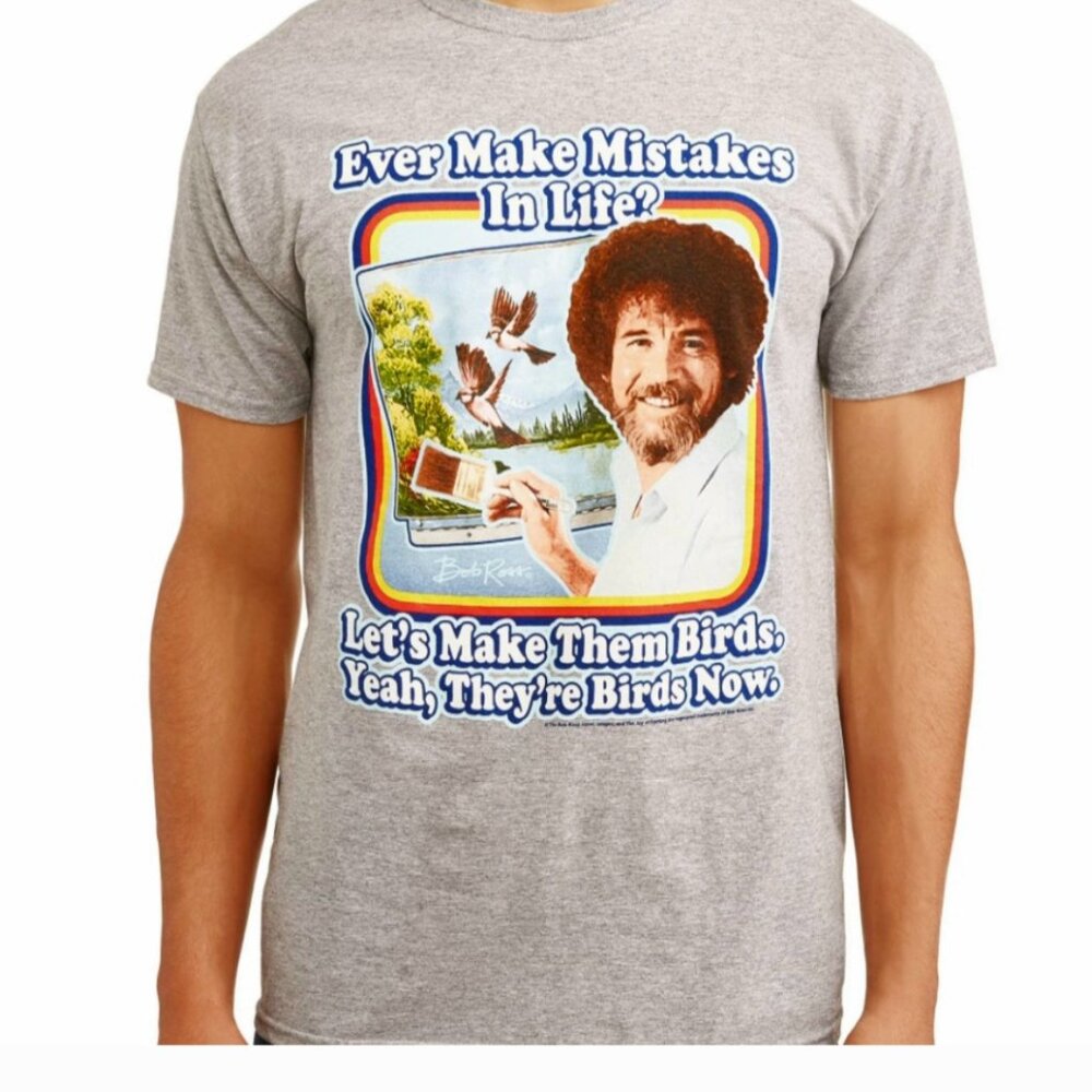 Iconic Bob Ross Tee